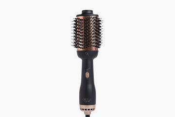 Only August 4-in-1 Hot Air Brush in Black and Gold — hero product shot