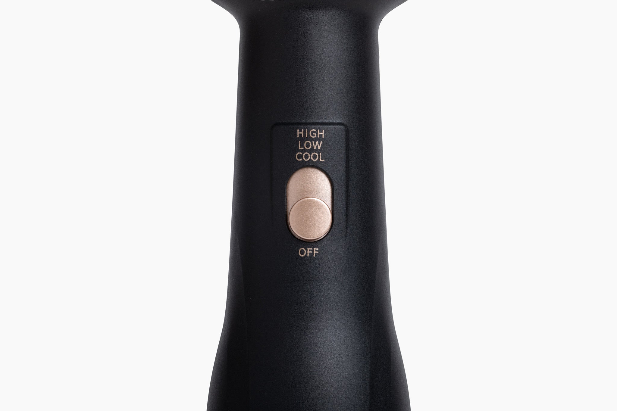 Only August 4-in-1 Hot Air Brush Black and Gold — attachment detail close-up